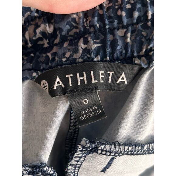 Athleta Women's Printed Baja Shorts Elastic Waist Vacation Multicolor Size 0 - Picture 8 of 12